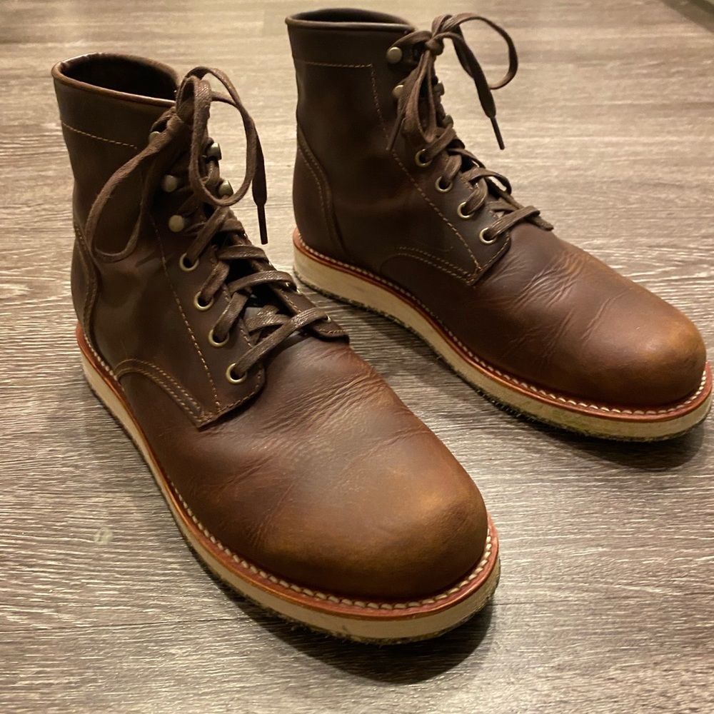 Georgia Boot Round Toe Traction Tread Size 10.5